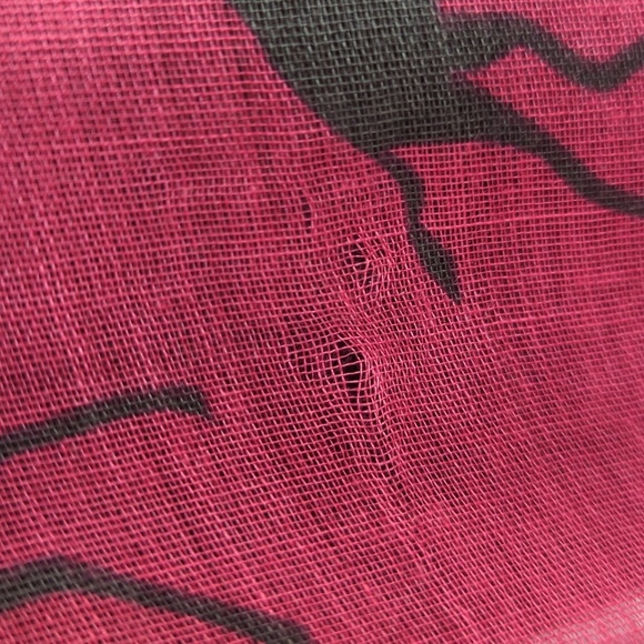 Versatile Giraffe Print Scarf Pink Gray Large Lightweight 96x70 - Picture 10 of 14